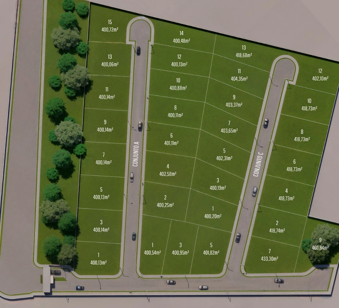 Lotes de 400m² no Residencial Millenium, Jardim Botânico, DF